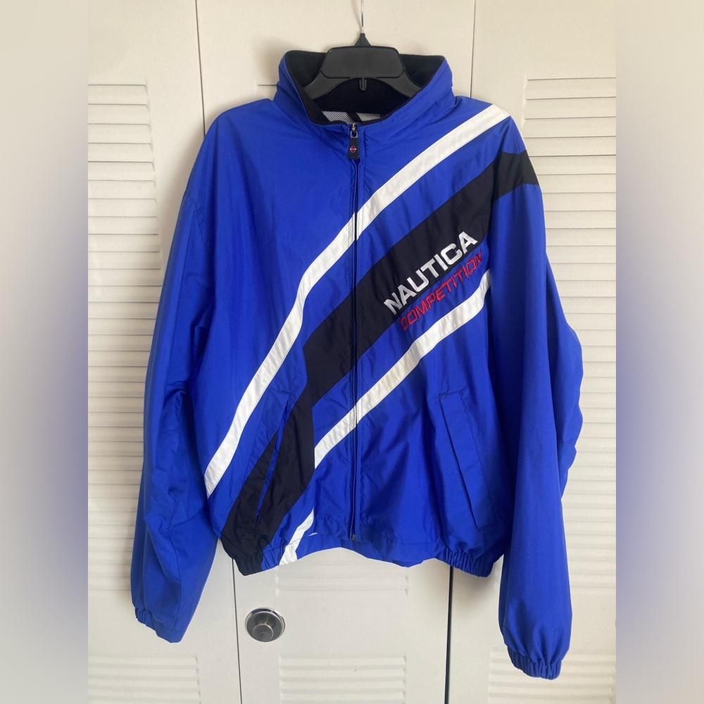 Men’s vintage Nautica competition zip up jacket